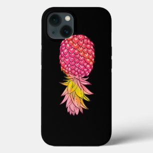 Upside Down Pineapple Distressed Summer Fruit Swin iPhone 13 Case