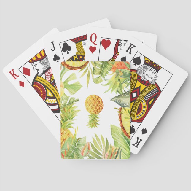 Upside down pineapple playing cards (Back)