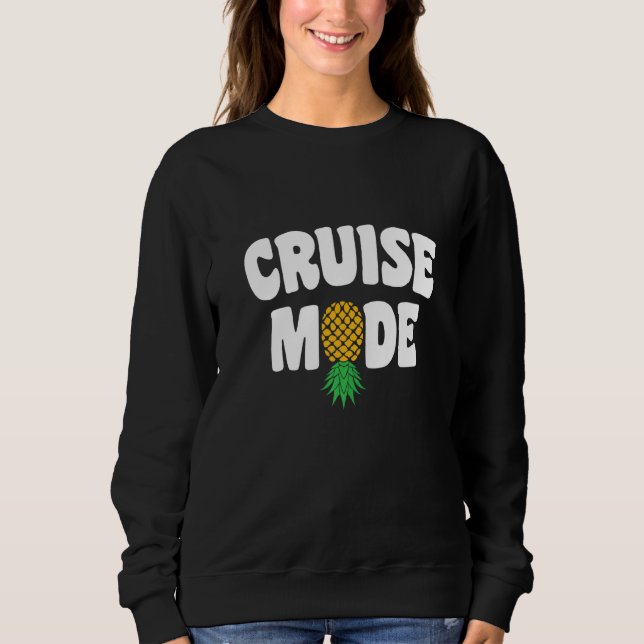Upside Down Pineapple Sharing Swinger Cruise Sweatshirt (Front)