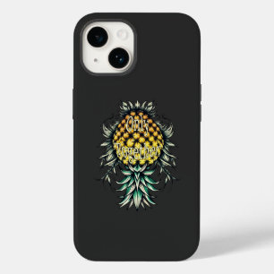 Upside-down Pineapples Only Together Couple iPhone 14 Case