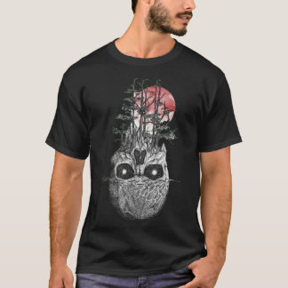 Upside-down skull T-Shirt