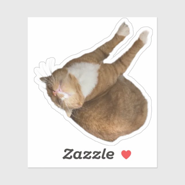 Upside-Down Sunshine Cat (Sheet)