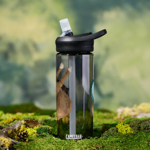 Upside-Down Sunshine Cat Water Bottle