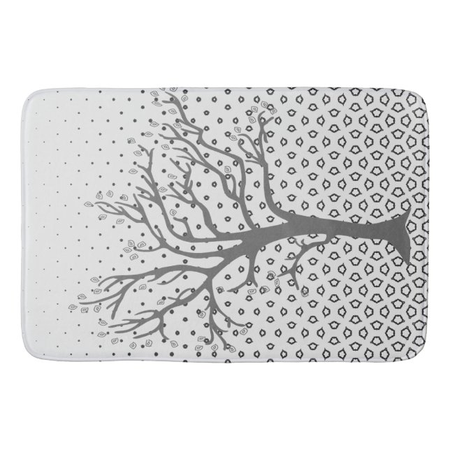 Upside-down Tree  Bath Mat (Front)