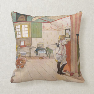 Upstairs Attic Bedroom with Baby Sister Cushion