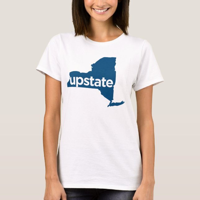upstate. Flow New York Map Tee (Front)