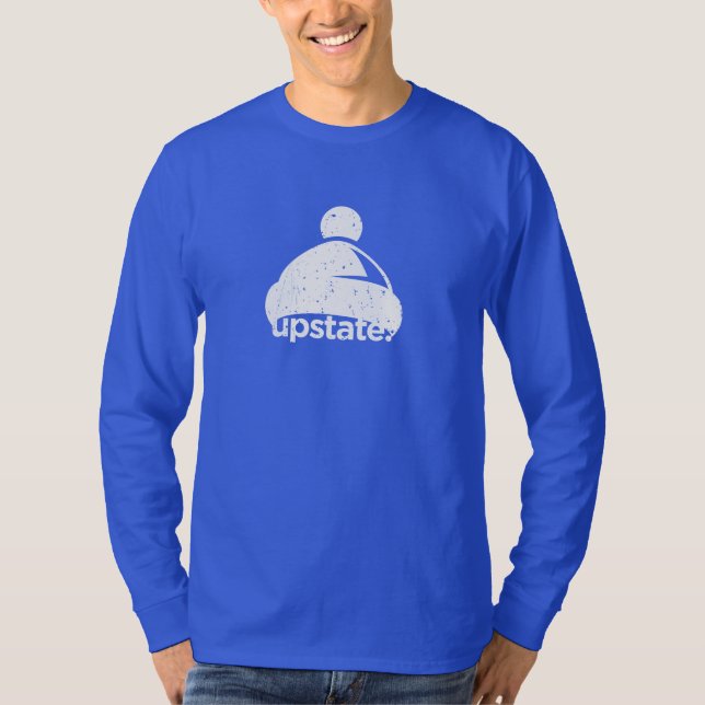 upstate winter hat long sleeve T-Shirt (Front)