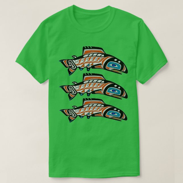 Upstream Swim  T-Shirt (Design Front)