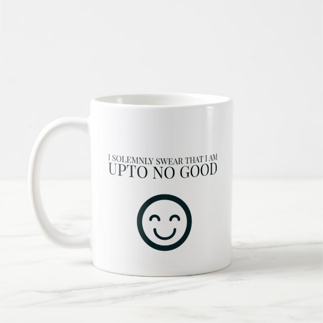 Upto No Good Coffee Mug (Left)