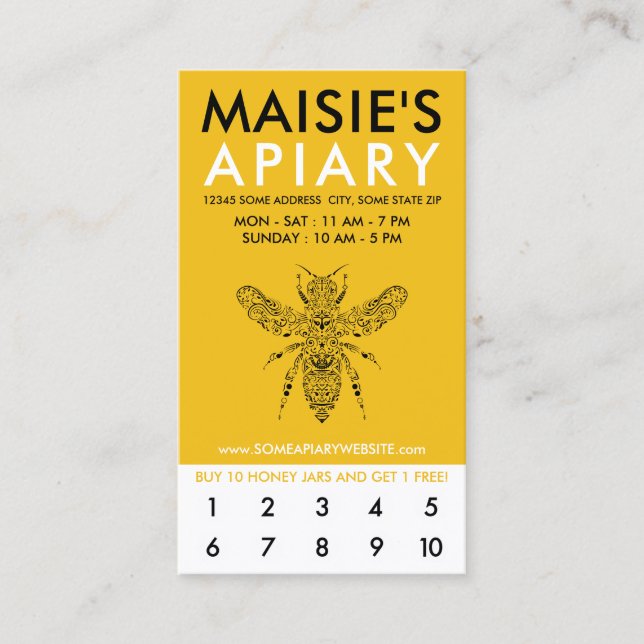 uptown APIARY loyalty (Front)