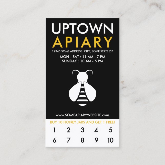 uptown APIARY loyalty (Front)