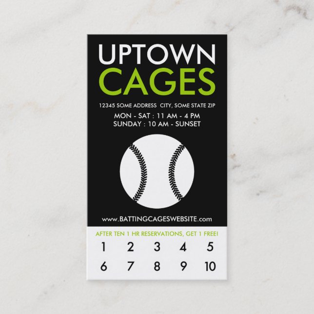 uptown batting cages loyalty (Front)