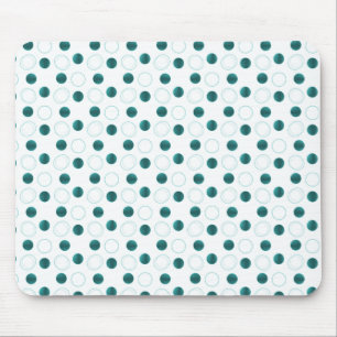 Uptown Bliss Mousepad, Teal Mouse Pad
