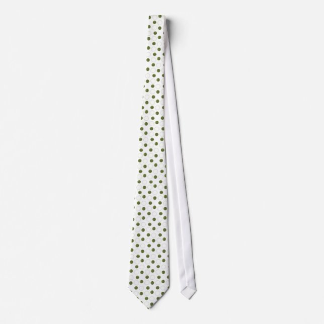 Uptown Bliss Tie, Green Tie (Front)