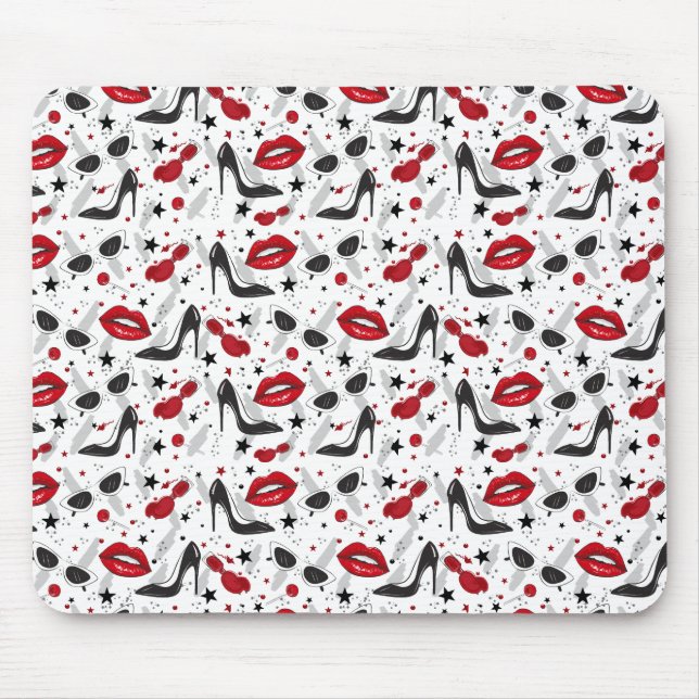 Uptown Girl Mouse Pad (Front)