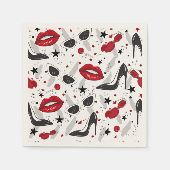 Uptown Girl Napkin (Front)