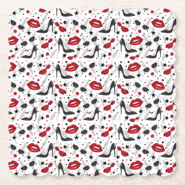 Uptown Girl Paper Coaster (Front)