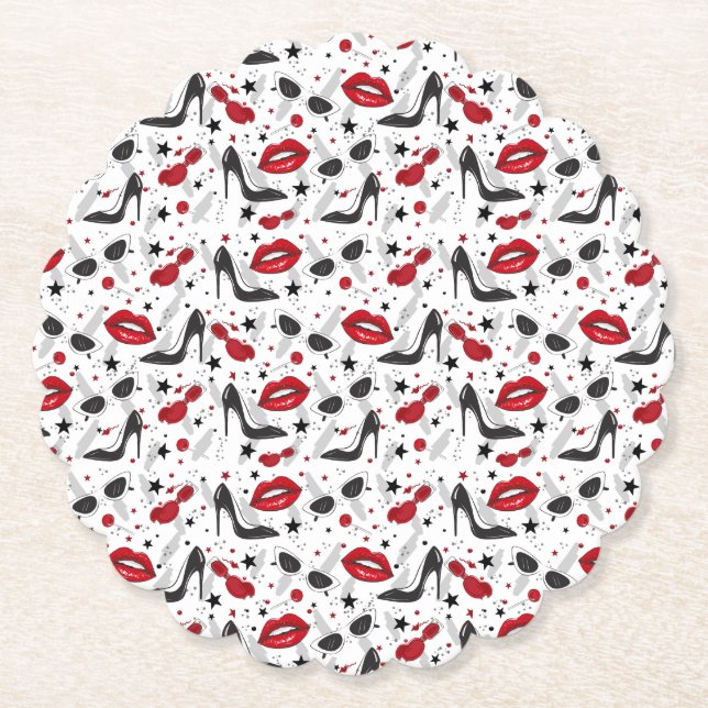 Uptown Girl Paper Coaster (Front)