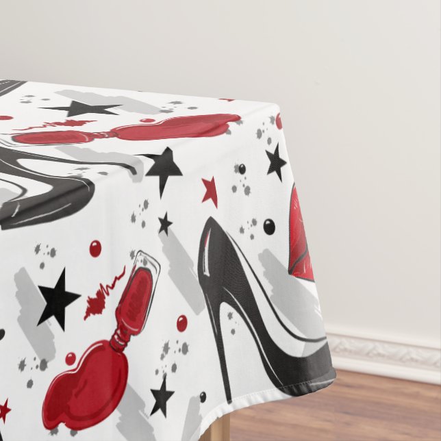 Uptown Girl Tablecloth (In Situ)