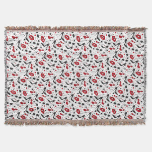 Uptown Girl Throw Blanket