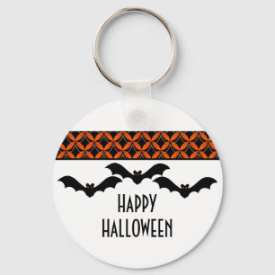 Uptown Glam Bats Halloween Keychain