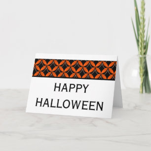 Uptown Glam Fancy Halloween Greeting Card
