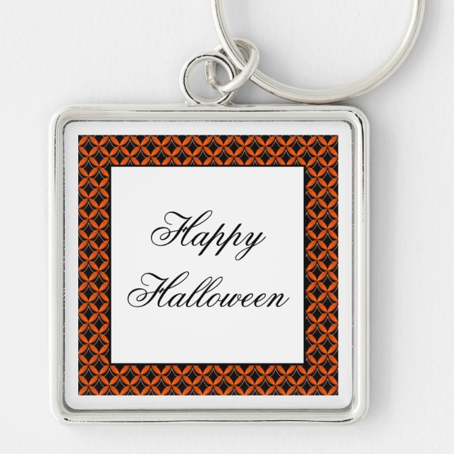 Uptown Glam Fancy Halloween Premium Keychain (Front)