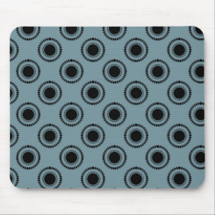 Uptown Hipster Mousepad, Blue Mouse Pad