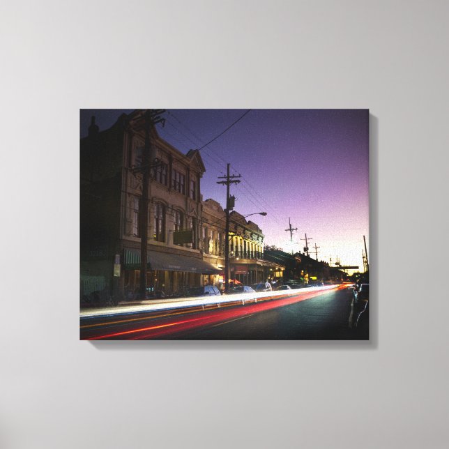 uptown New Orleans Sunset Canvas (Front)