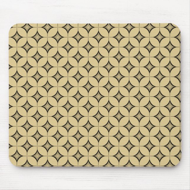 Uptown Retro Mousepad, Champagne Mouse Pad (Front)