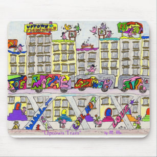"Uptown Train" Mouse Pad