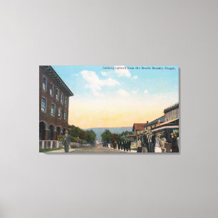 Uptown View from the BeachSeaside, OR Canvas Print