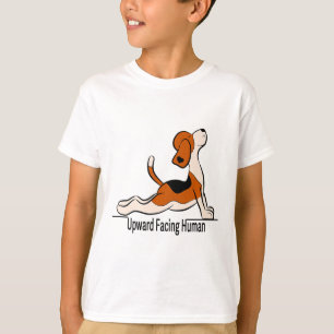 Upward Facing Human - Men Womens Funny Dog Yoga Pr T-Shirt