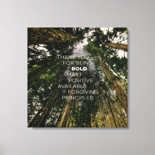 Upward Spectacle #1 (24x24) Canvas Print