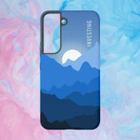 Upward Trajectory Minimalist Blue Mountain Edition
