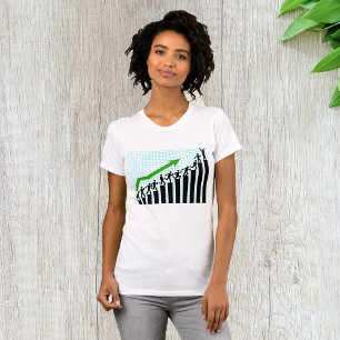 Upward Trend Graph Womens T-Shirt