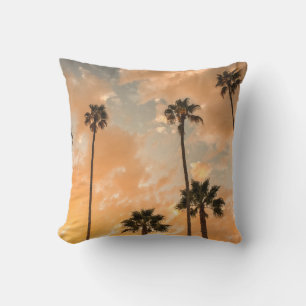 Upward View of Palms Cushion