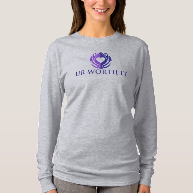 UR Worth It Grey T-Shirt (Front)