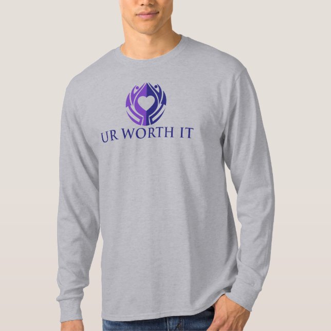 UR Worth It Grey T-Shirt (Front)