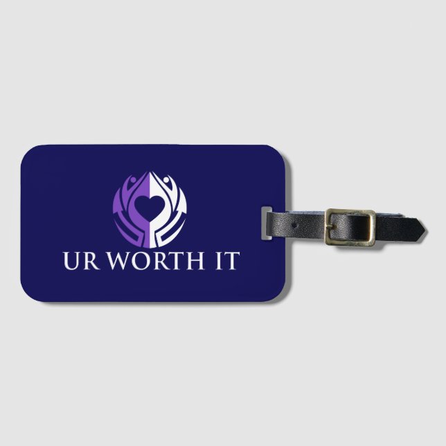 UR Worth It Luggage Tag (Front Horizontal)