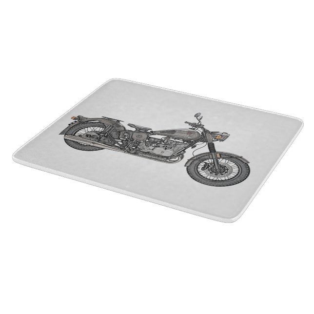 Ural Motorcycle Cutting Board (Corner)