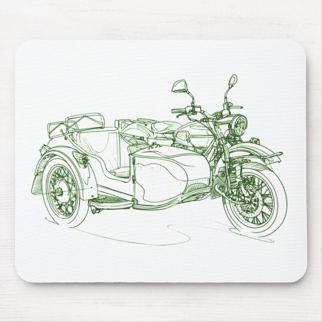 Ural Retro Red October 2010 Mouse Pad (Front)