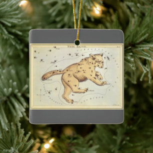 Urania's Mirror, Vintage Astronomy Celestial Map Ceramic Tree Decoration