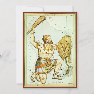 Urania's Mirror, Vintage Astronomy Celestial Map Invitation