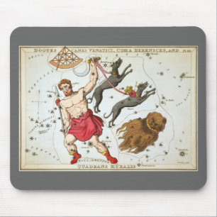 Urania's Mirror, Vintage Astronomy Celestial Map Mouse Pad