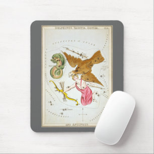 Urania's Mirror, Vintage Astronomy Celestial Map Mouse Pad