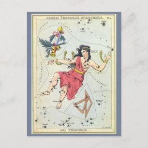 Urania's Mirror, Vintage Astronomy Celestial Map Postcard