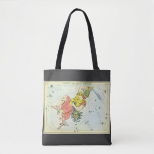 Urania's Mirror, Vintage Astronomy Celestial Map Tote Bag