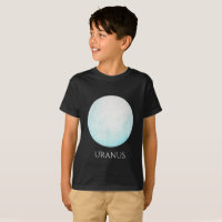 Uranus Planet Watercolor Kid's T