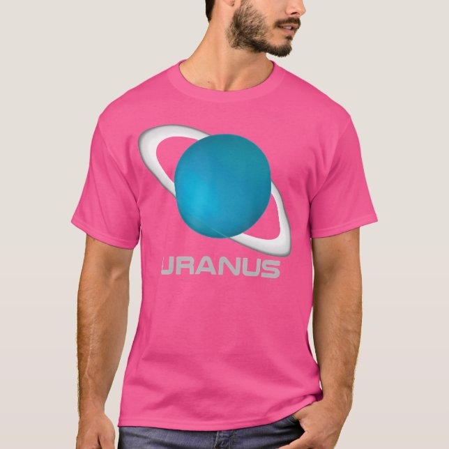 Uranus Shirt Solar System Planet (Front)